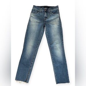 J Brand “Adele” Midrise  Straight Jeans